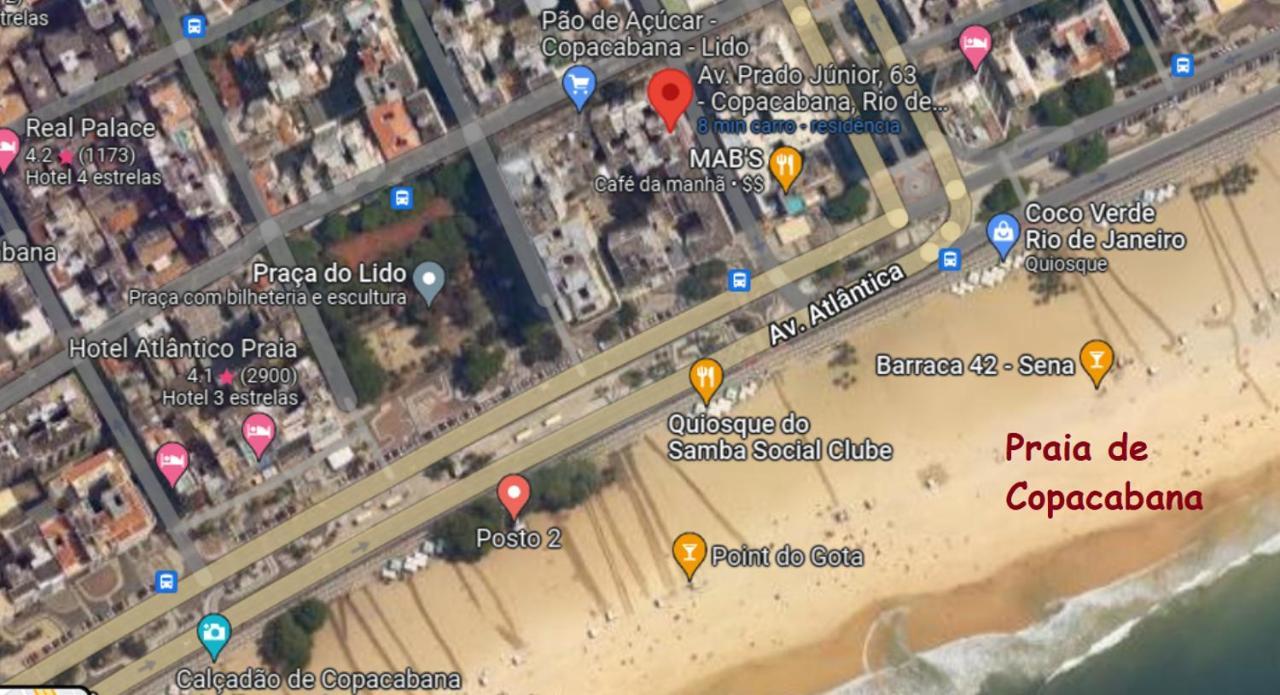 Apartamento Apartamento Em Copacabana Na Quadra Da Praia Río de Janeiro Exterior foto